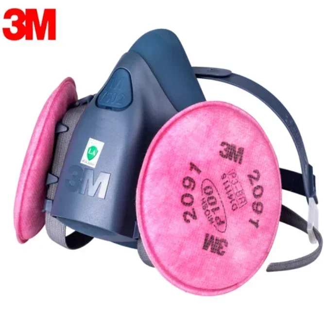 Dust Mask Construction - قناع تنفس 3M 7502، قناع واقي